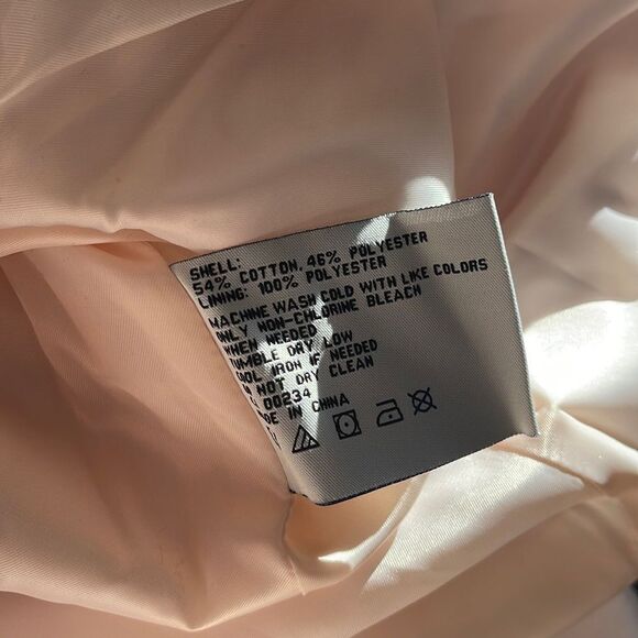 London Fog Belted Bonded Satin Trench Coat-pink - Picture 5 of 6